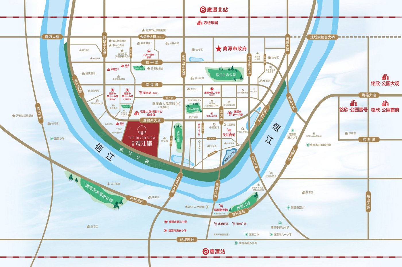 鹰潭信江新区规划学校图片