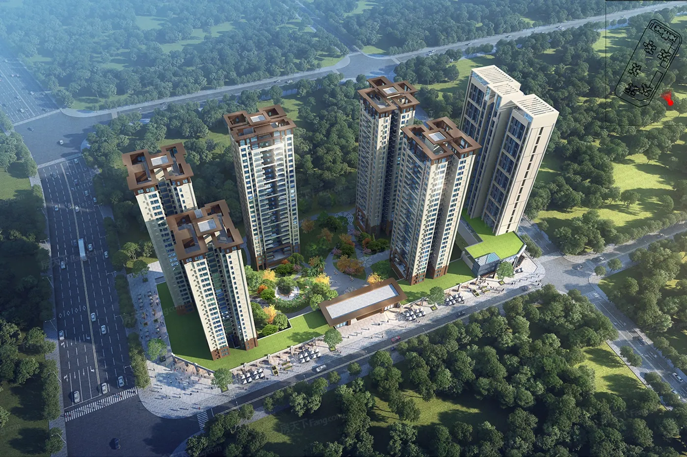 建实华都花园在售2号楼86106㎡单位均价8100元㎡