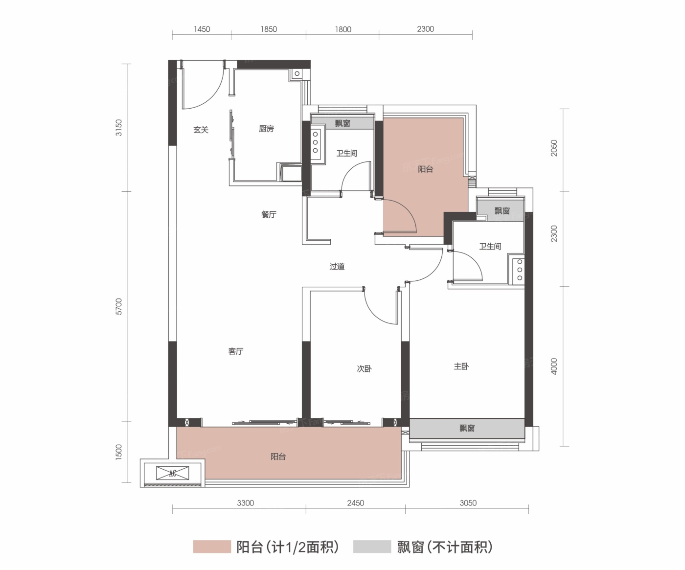 粤海丽江花园户型图图片