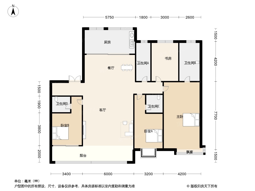 唐山国茂府户型图图片