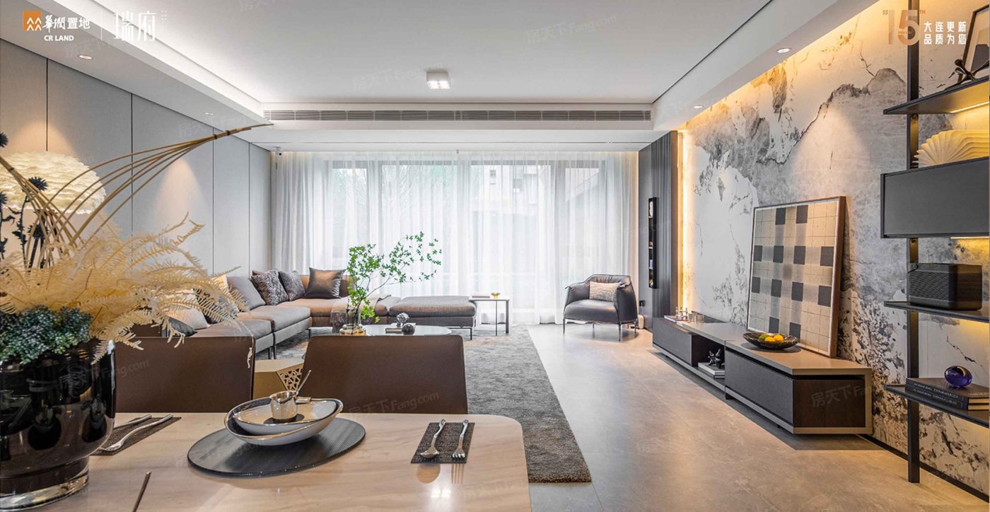 样板间:127平样板间客厅