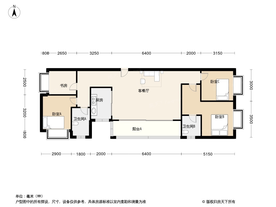 云海一号户型图图片