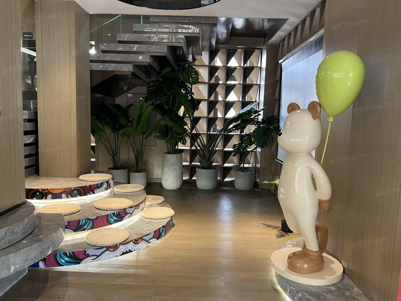 实景图:售楼处布置