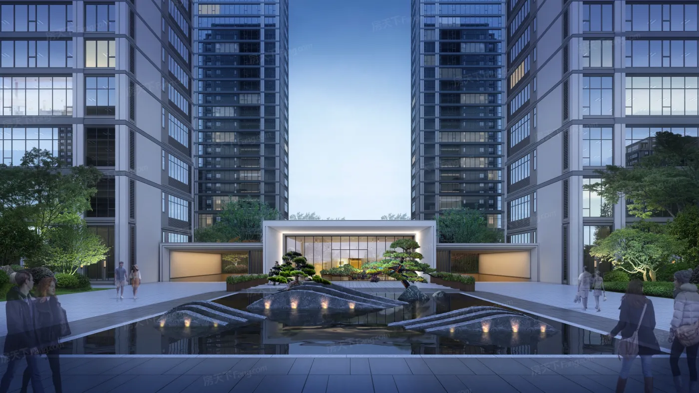 绿城春江明月效果图