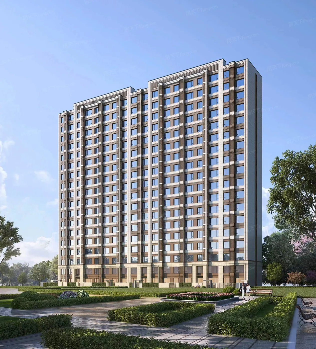 效果图:小高层效果图