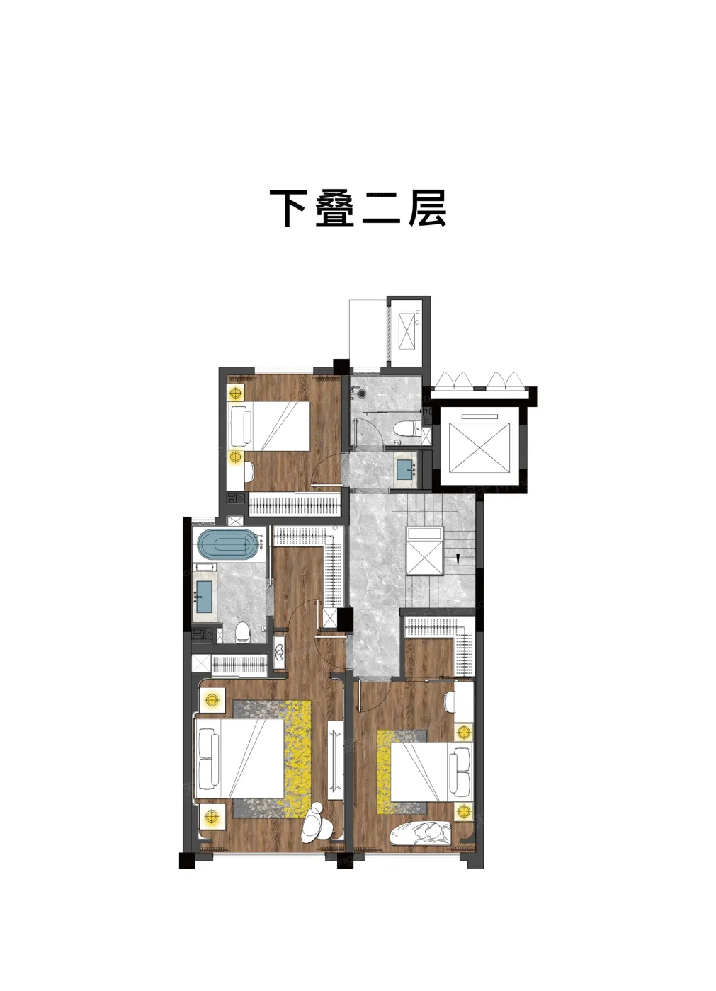 东宸府·珑院4室2厅3卫1厨户型报告