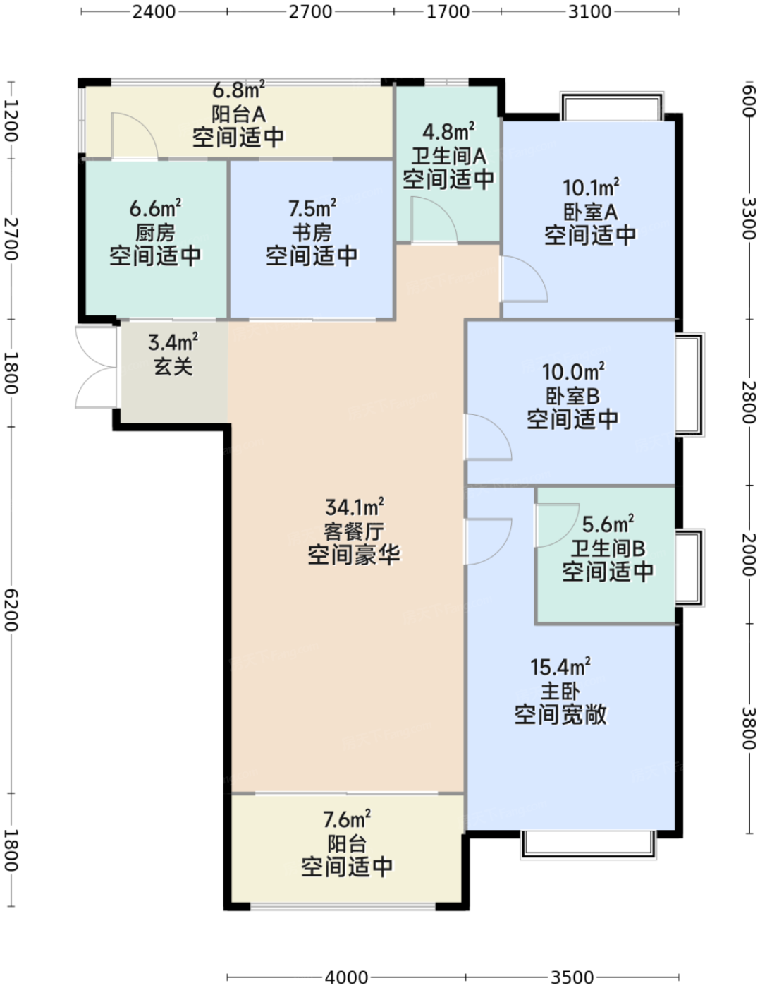 兴仁东湖新城户型图图片