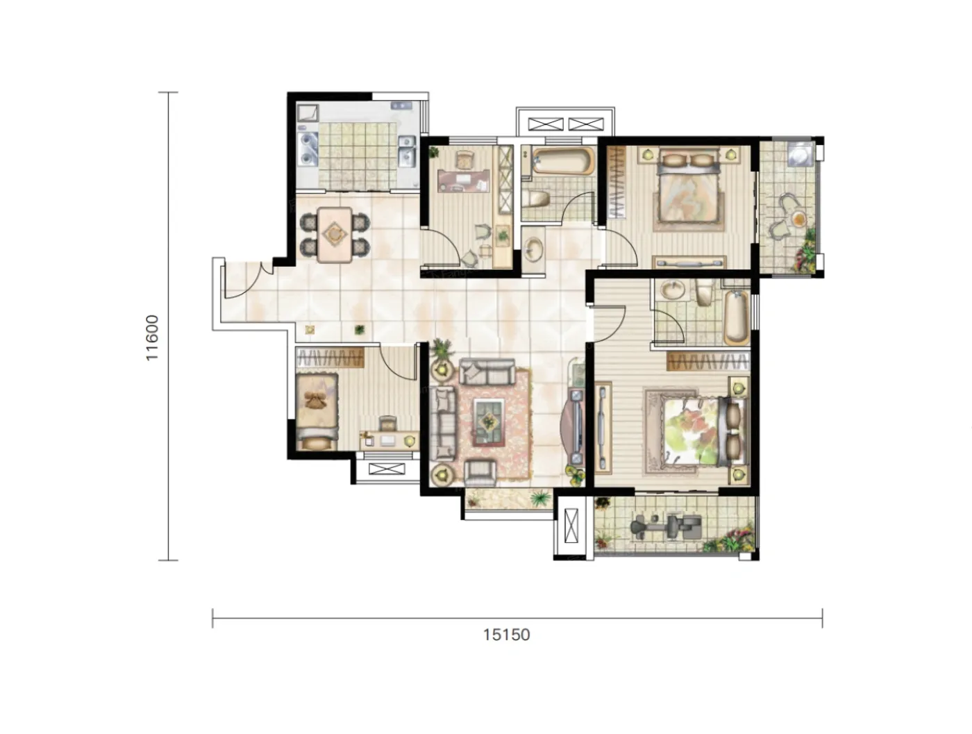 94平米2室2厅1卫查看地图电话:4001892474查看详情兴庆御苑-公园旁 双
