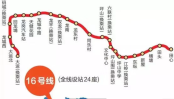 附近地铁线路示意图