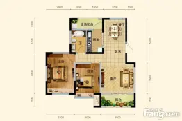 三沙源新街里1室1厅1厨1卫建面37.22㎡