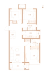 曹妃甸·富力城3室2厅1厨2卫建面120.00㎡