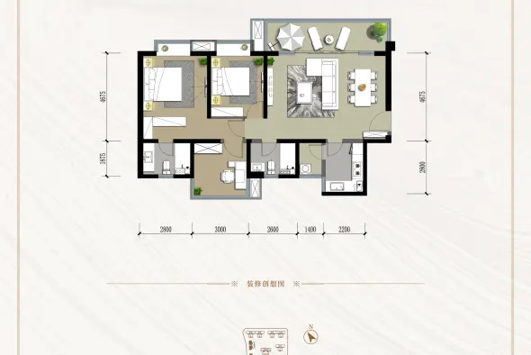 邛海17度户型图图片