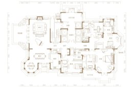 青岛莱阳路8号4室2厅1厨5卫建面440.00㎡