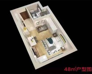 江洲里 1室1厅 西北