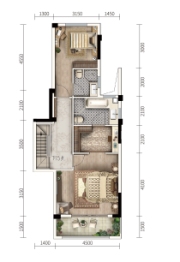 保亿·湖山鹿鸣5室2厅1厨3卫建面124.03㎡