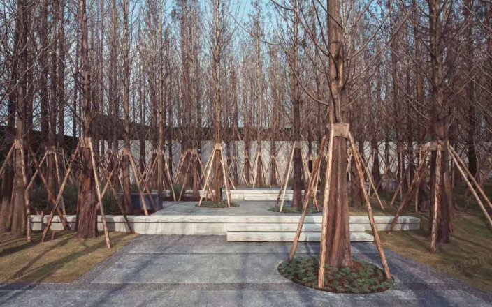 万科森林公园实景图