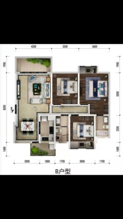 蜀郡清上居户型图