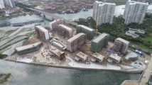 国安七星海岸在建楼栋实景图