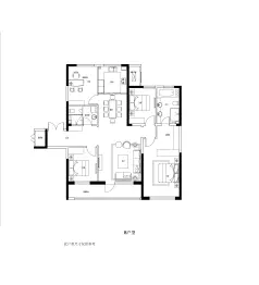 建邦·听海4室2厅1厨2卫建面168.0㎡