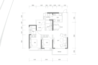 五六期N1a建面108-109㎡户型