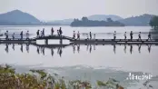 南北湖风景图