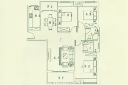 绿地·诚园3室2厅1厨2卫建面134.00㎡