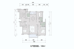 瘦西湖花园3室2厅1厨2卫建面108.00㎡