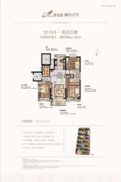 碧桂园城市之光3室2厅1厨2卫建面120.00㎡