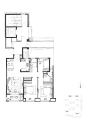 中大万科·瑧望花园3室2厅1厨2卫建面110.00㎡