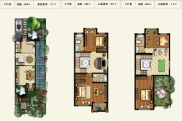 巴黎一號6室2厅1厨4卫建面266.00㎡