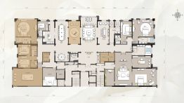 沈阳星河湾8室5厅1厨7卫建面1018.0㎡