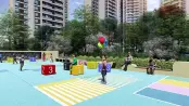 儿童活动（消防登高面）