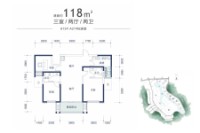 观山月118平户型