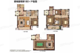 碧桂园观邸5室3厅3厨3卫建面180.00㎡