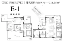 E-1顶层复式（端户）