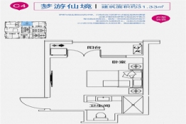 九重锦·揽月公馆1室1厅1厨1卫建面31.33㎡