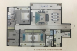 信业阳光城·檀悦4室2厅1厨2卫建面130.00㎡