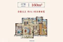 中梁·鲁中首府4室2厅1厨2卫建面160.0㎡