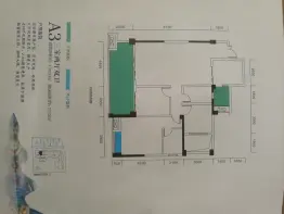 蓝花屿3室2厅1厨2卫建面134.59㎡