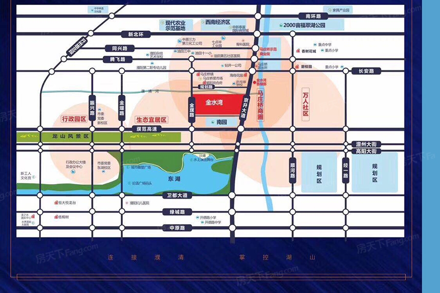 东盟·金水湾交通图