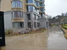 滨海中路海景房 客厅错层挑高结构