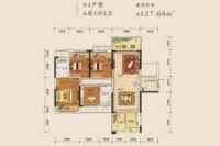 01户型4房2厅2卫