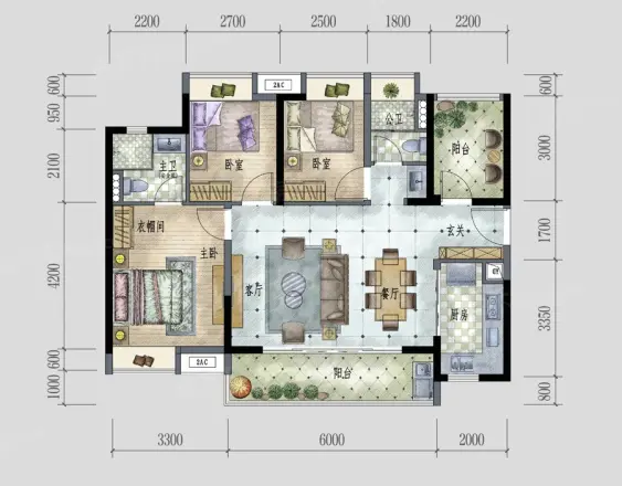 保利茉莉公馆户型图