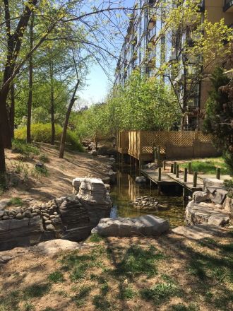 山水文园中园实景图