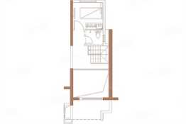 中铁城江督府1室2厅1厨2卫建面70.00㎡