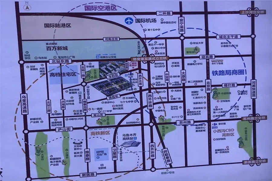 汇臻城交通图