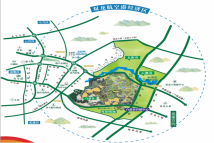 中铁国际生态城·白晶谷·逸景湾交通图