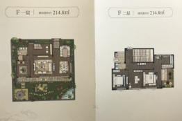 江南印象6室4厅1厨2卫建面214.80㎡