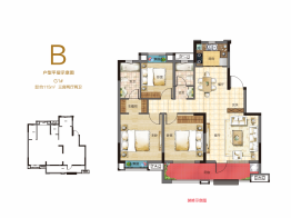 当代拾光里MOMA3室2厅1厨2卫建面115.00㎡