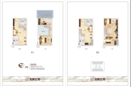 中铁金桥公馆2室2厅1厨1卫建面42.00㎡